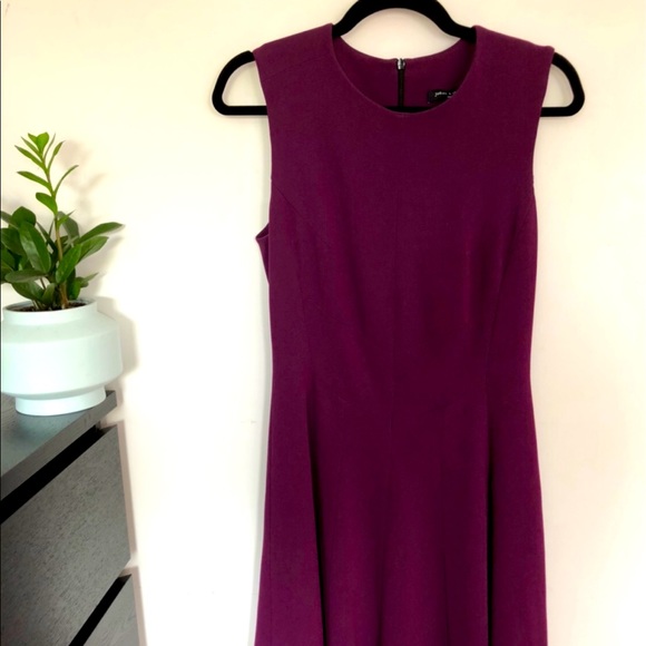 Judith & Charles Aubergine A frame Dress - Picture 5 of 5